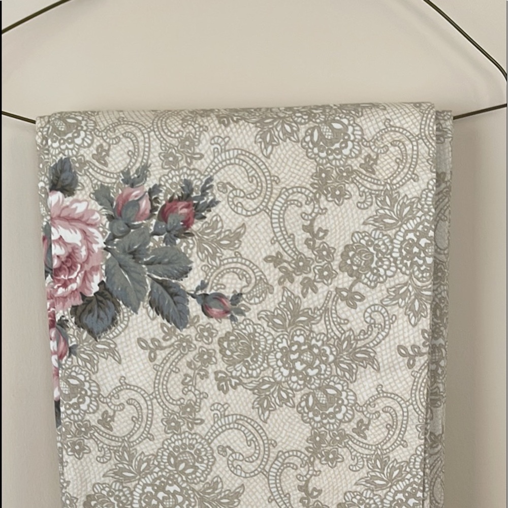 Curtains 3 panels fully lined with 2 ties